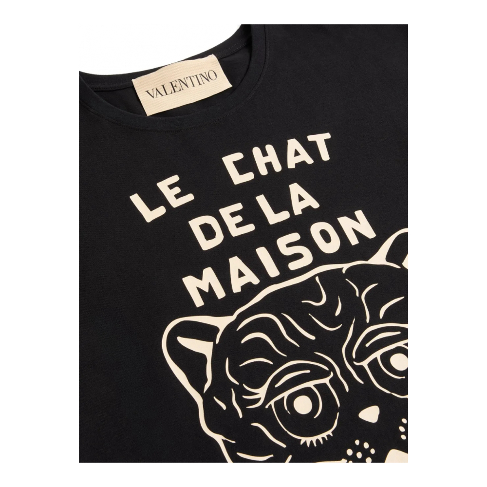 Men's 'Chat De La Maison-Print' T-Shirt