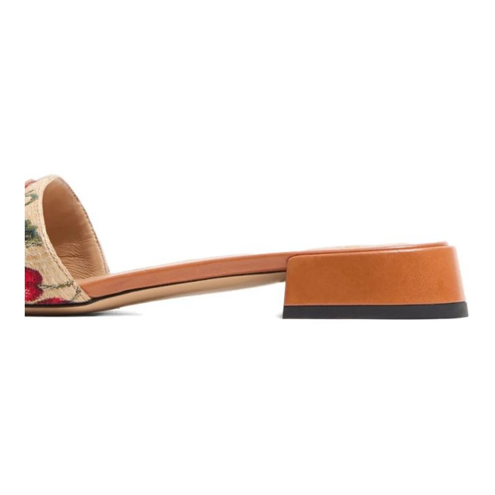 Women's 'VLogo Signature Cherryfic-Motif' Flat Sandals