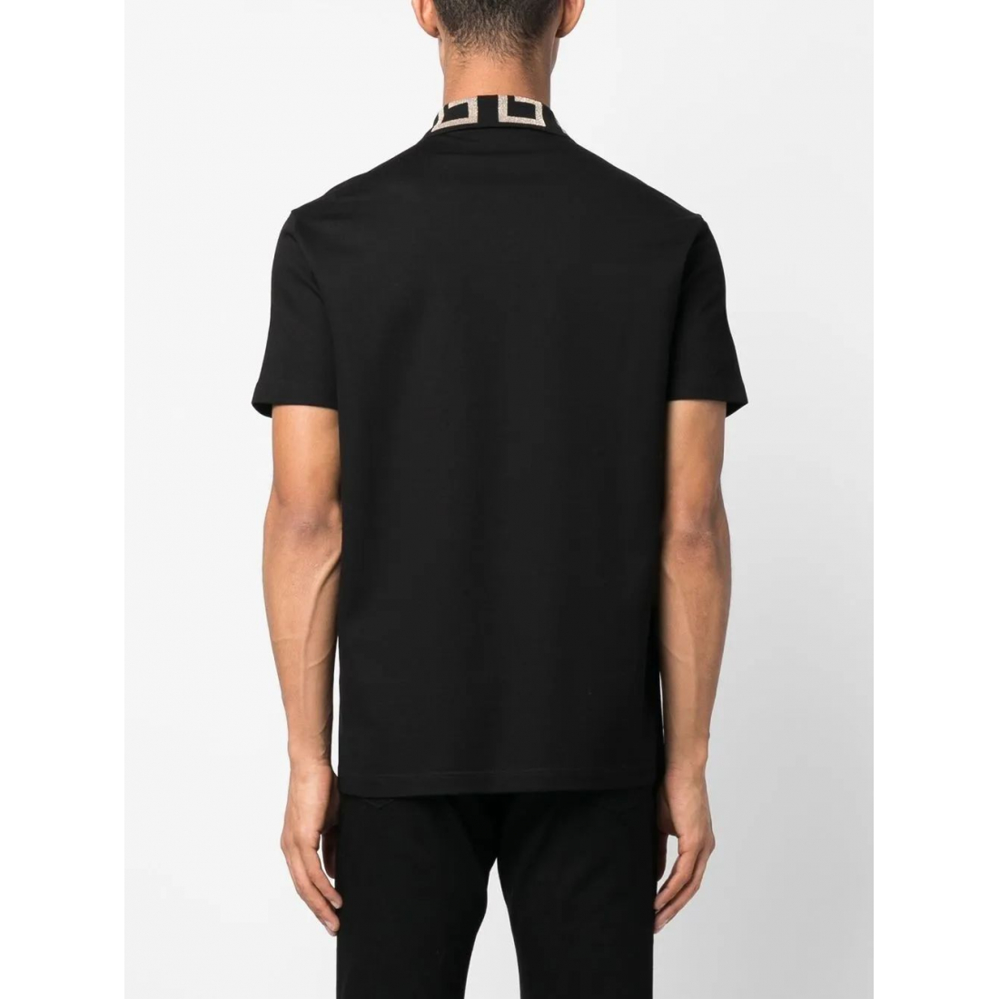 Polo 'Greca Short-Sleeved' pour Hommes