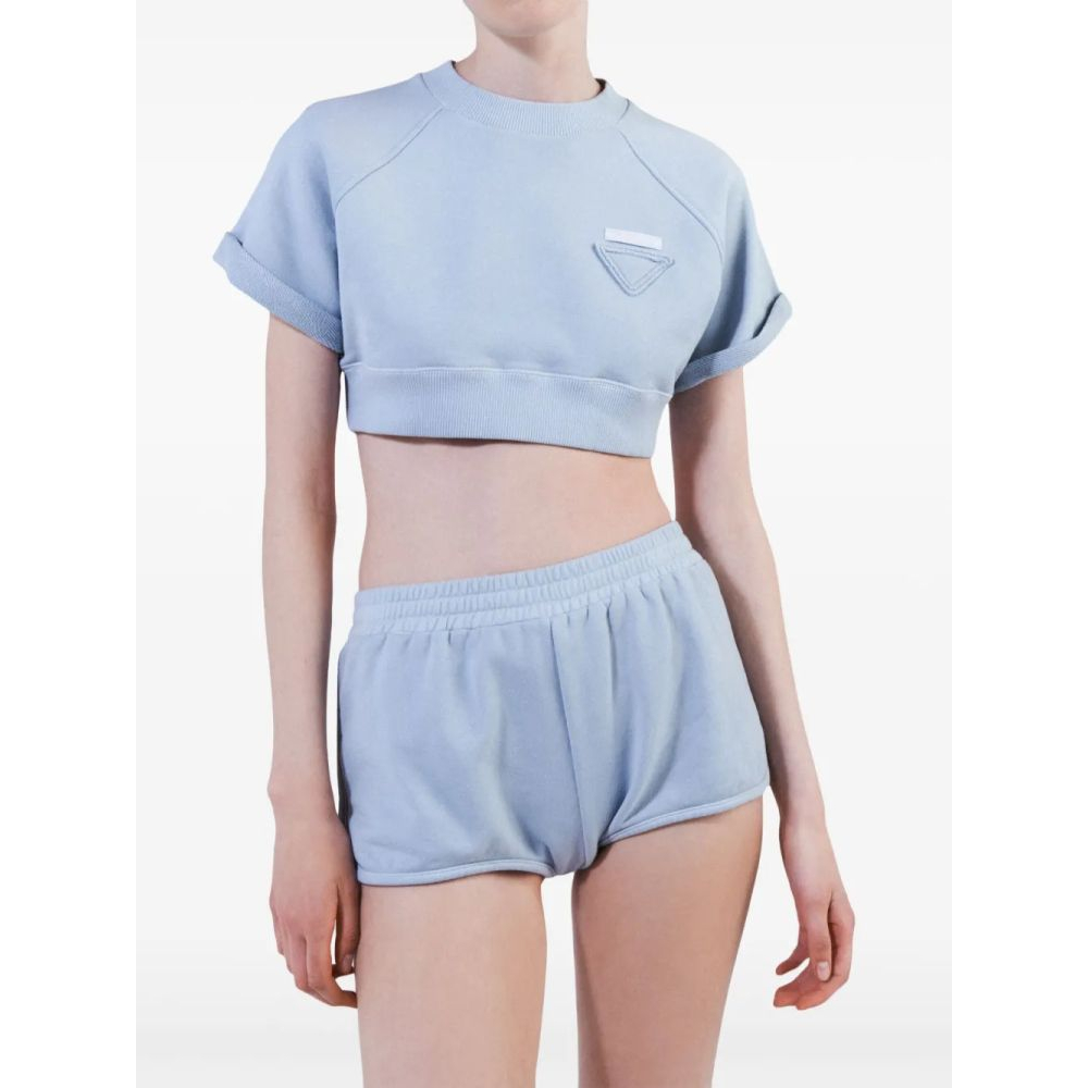 Crop Top 'Triangle-Logo' pour Femmes