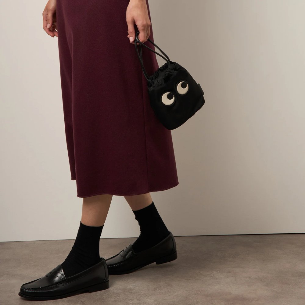 Women's 'Eyes Drawstring' Pouch