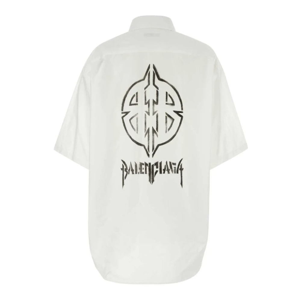 Women's 'Metal Bb Stencil' Short sleeve shirt