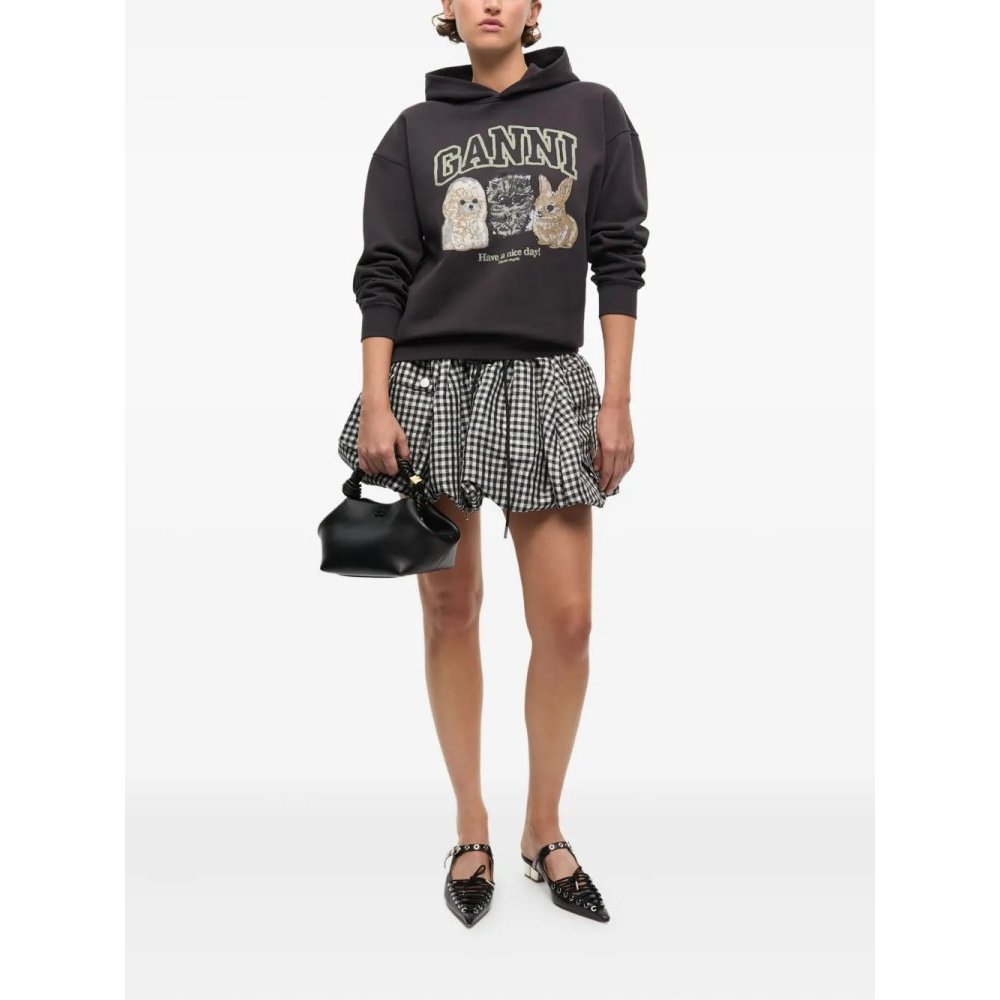 Sweatshirt à capuche  'Logo-Print' pour Femmes