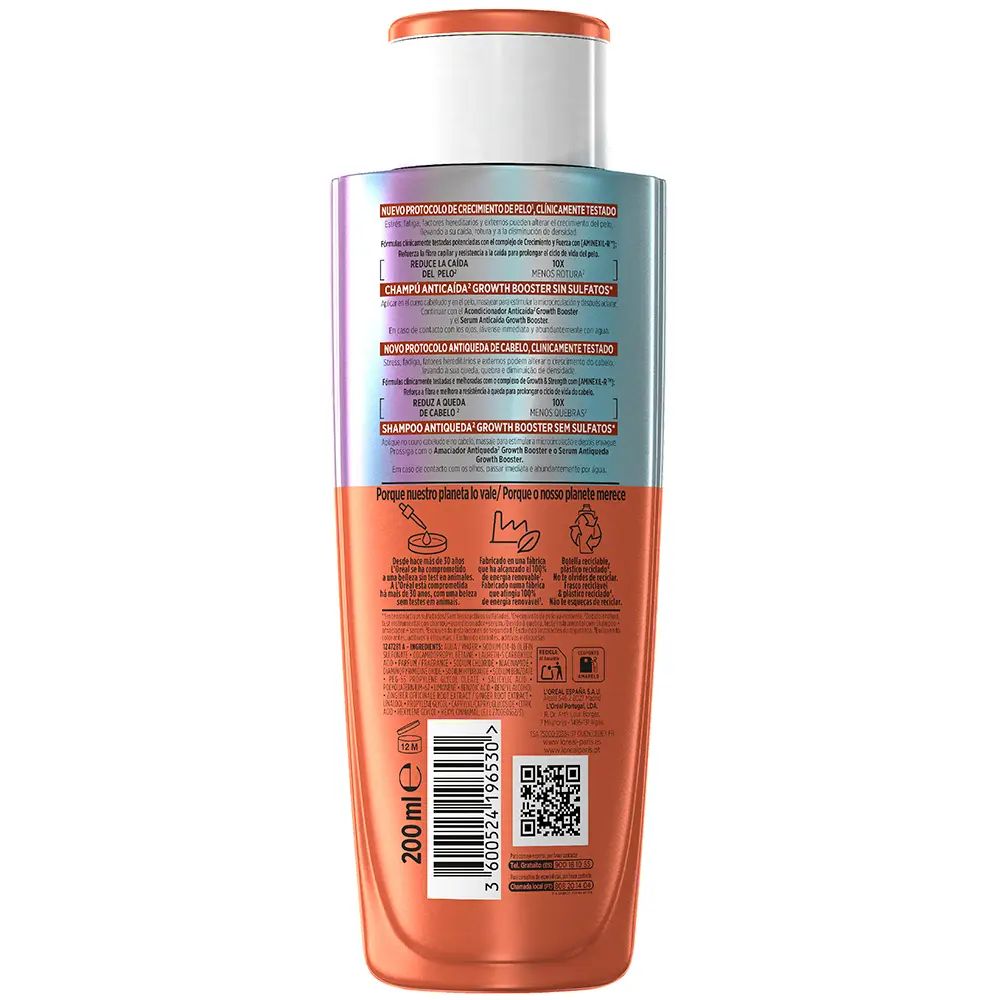 'Elvive Growth Booster Anti-Fall' Sulfate-Free Shampoo - 200 ml