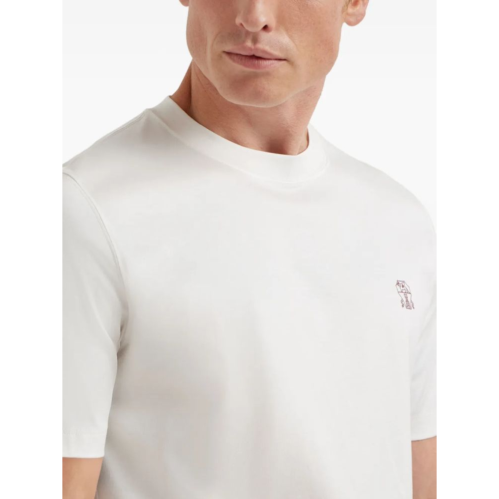 'Logo-Detail' T-Shirt für Herren