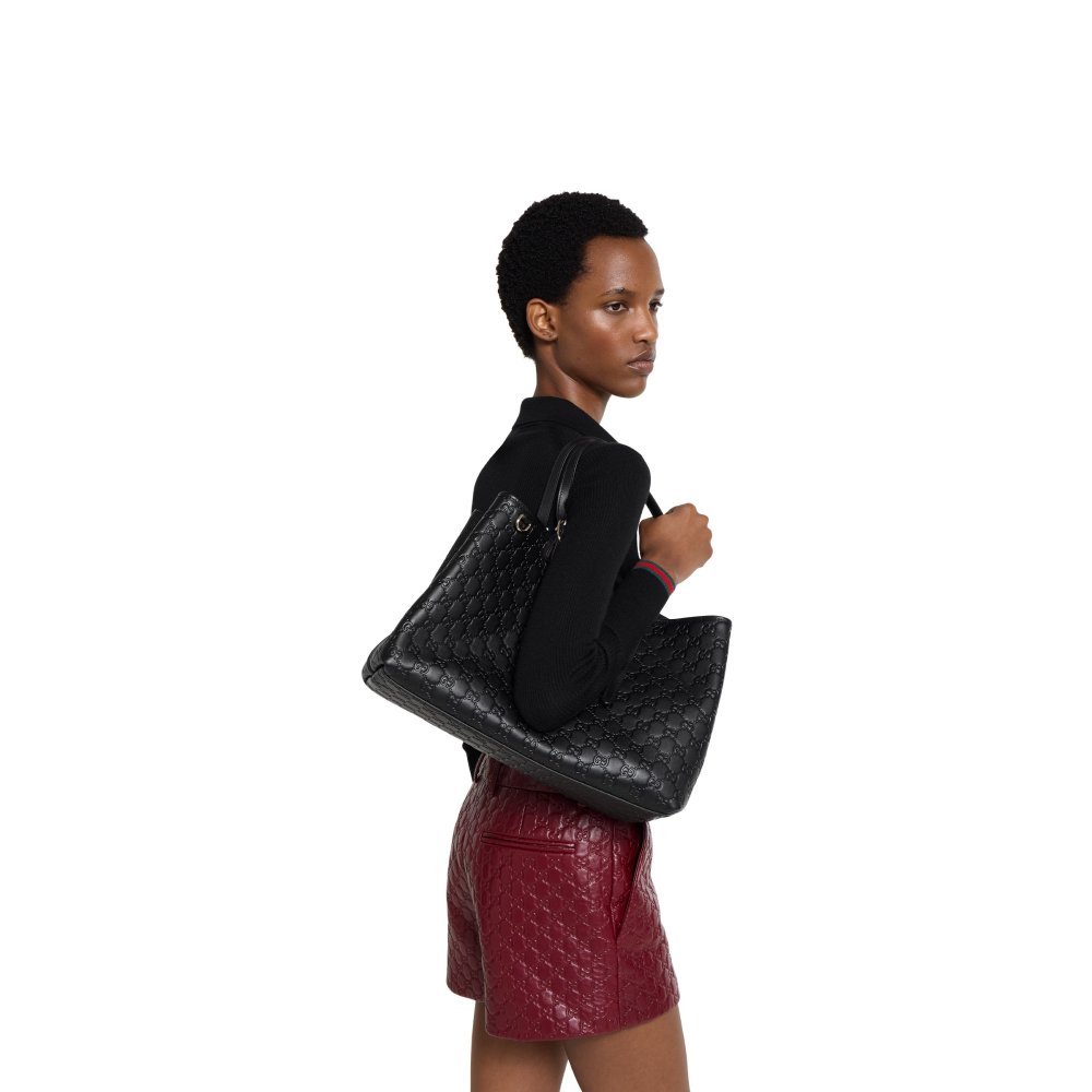 Women's 'GG Emblem Large' Tote Bag