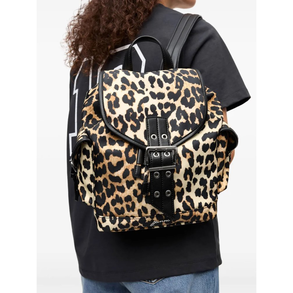 Sac à dos 'Leopard-Print' pour Femmes