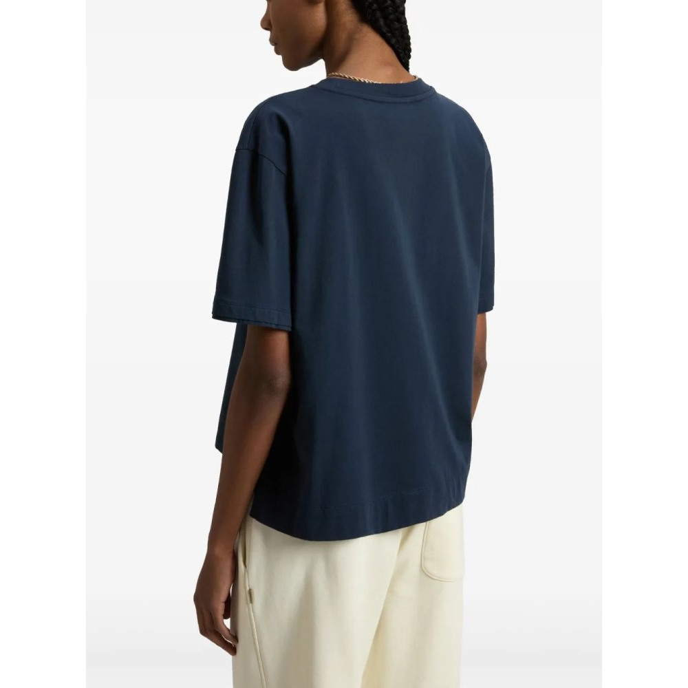 'Logo-Embroidered' T-Shirt für Damen