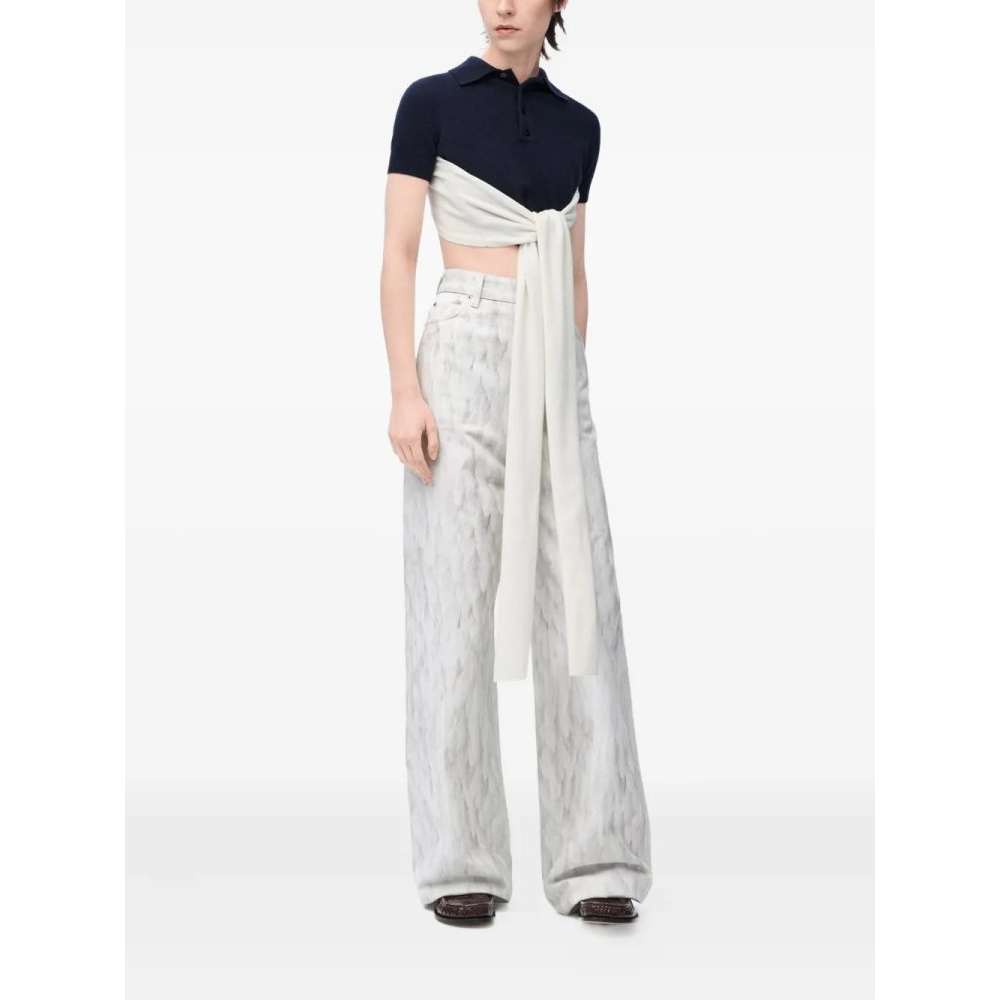 Polo 'Knot-Detail' pour Femmes