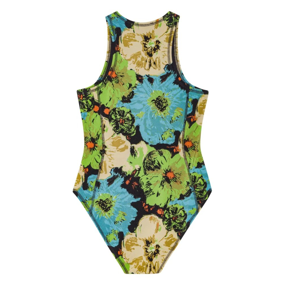 'Floral-Print' Bodysuit für Damen