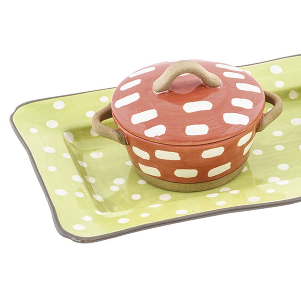 'Candy Rectangular' Tablett - 36 x 16.5 cm