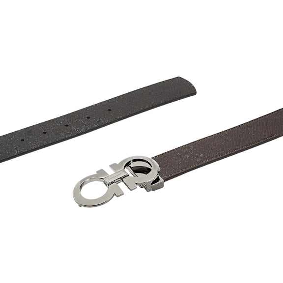 Men's 'Reversible And Adjustable Gancini' Belt