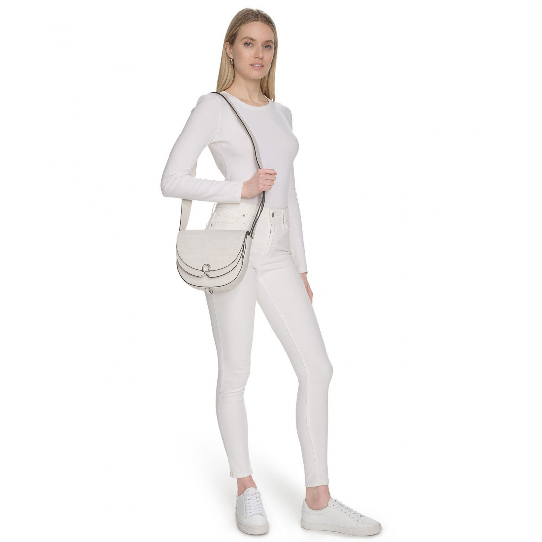 Sac Saddle 'Crisell Soft Croco Crossbody' pour Femmes