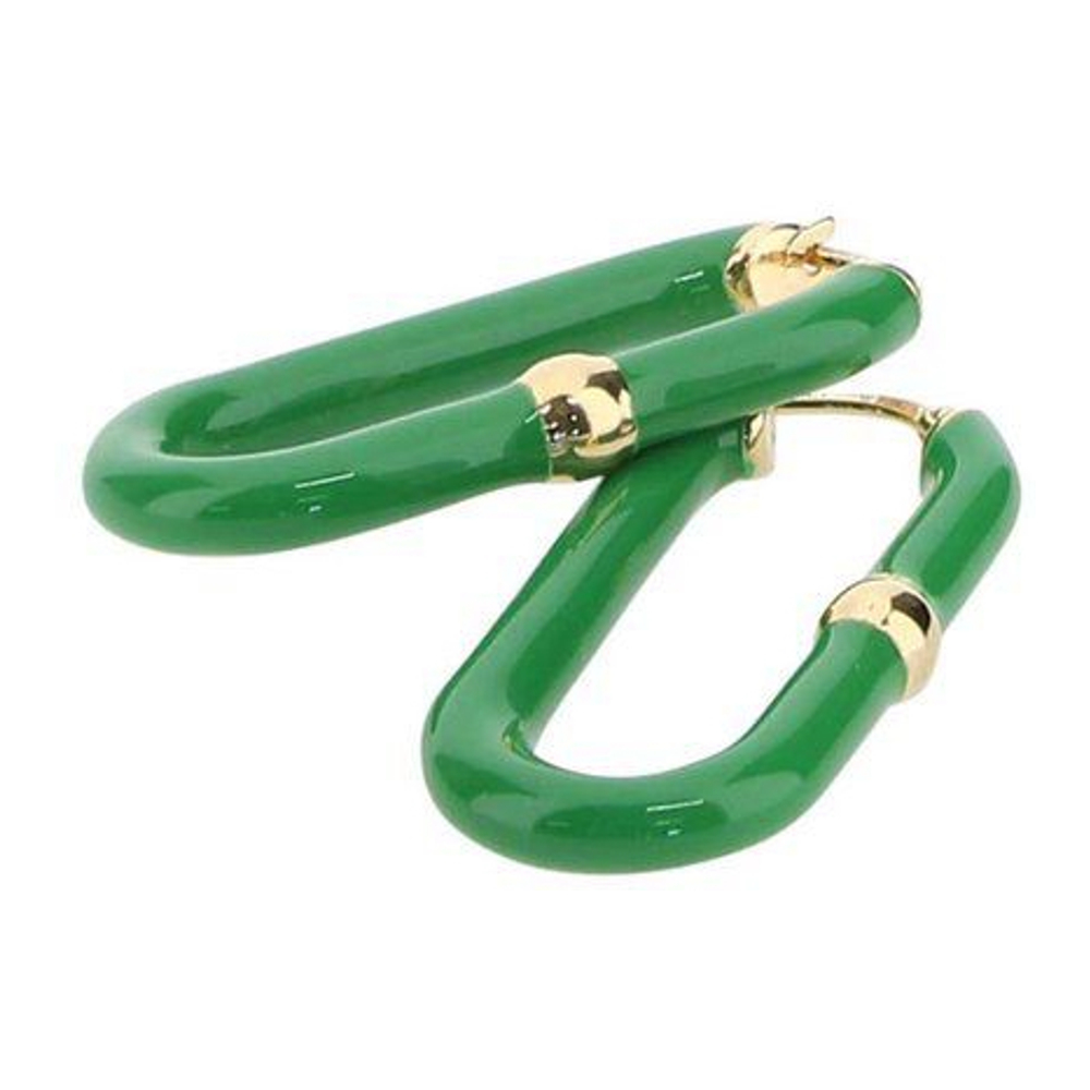 'Stud-Detail Oval' Ohrringe für Damen