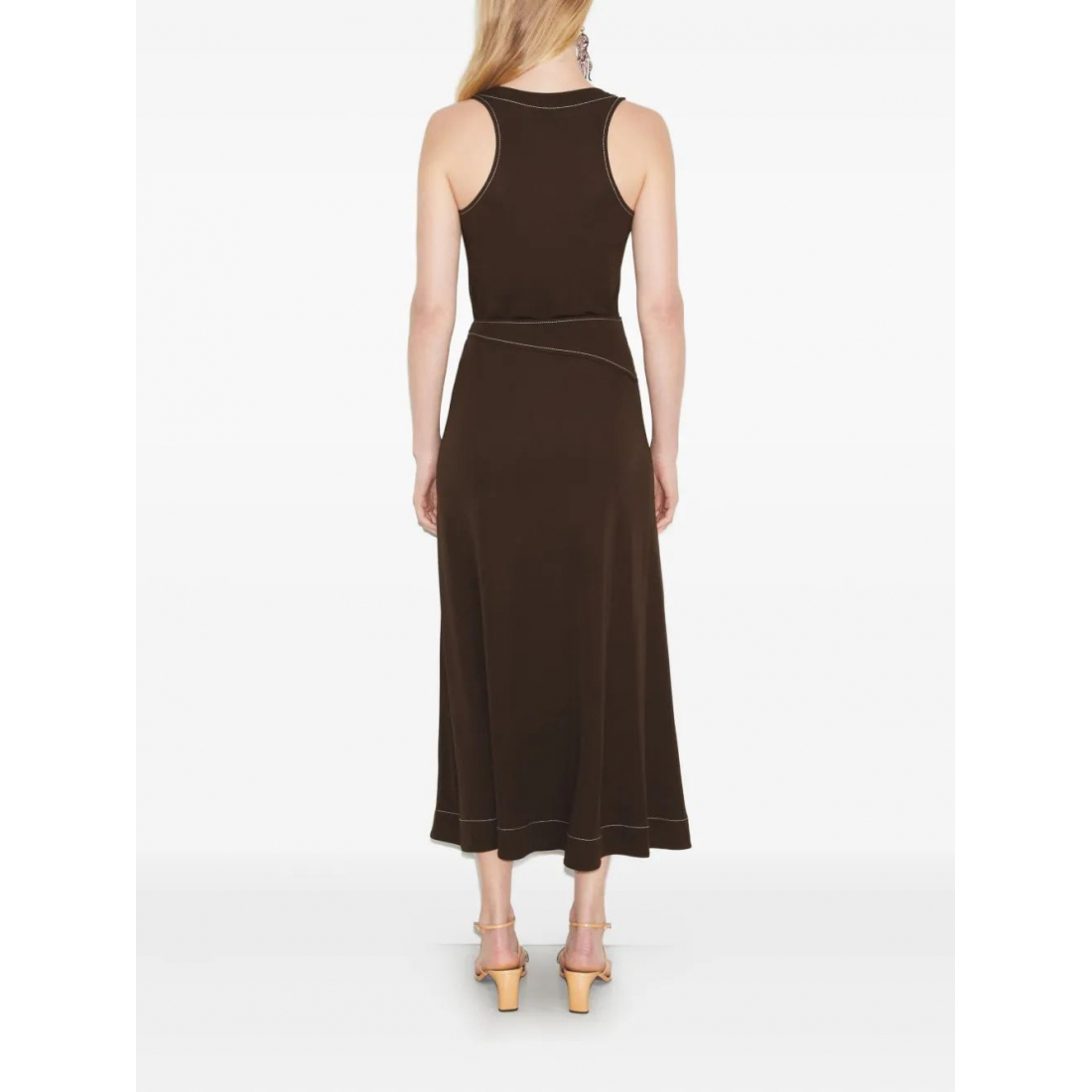 Women's 'Belted Jersey' Midi Skirt