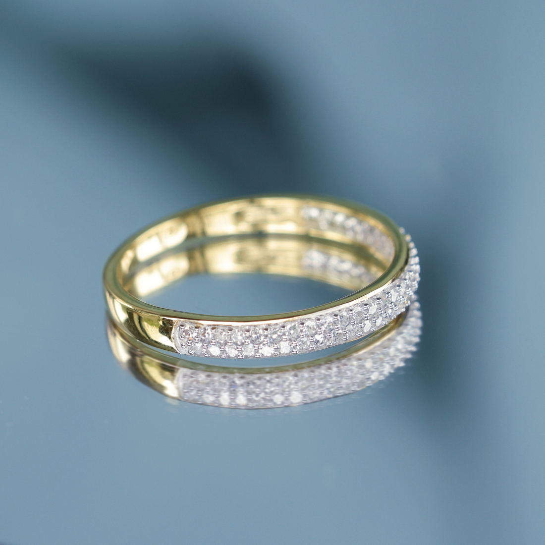 Bague 'Alliance Granité' pour Femmes