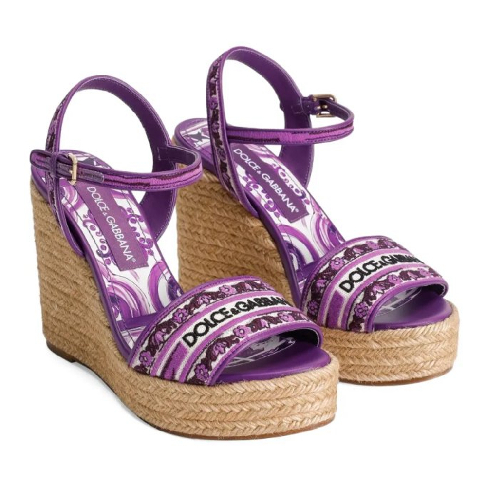 Women's 'Maiolica-Print' High Heel Sandals