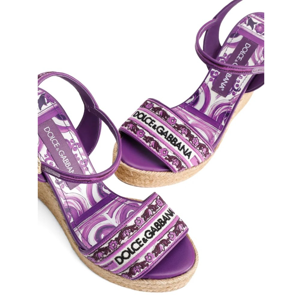 Women's 'Maiolica-Print' High Heel Sandals