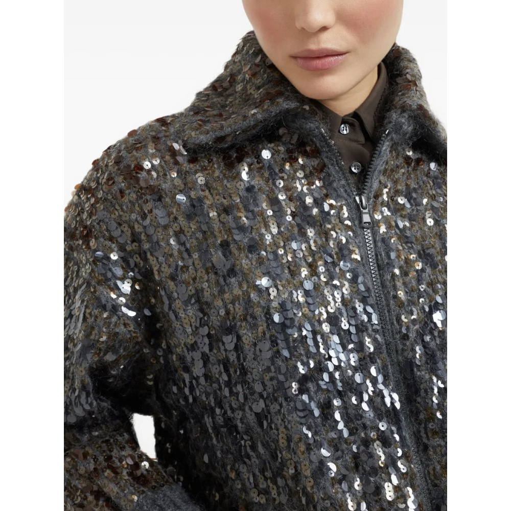 Cardigan 'Dazzling Dégradé Embroidery' pour Femmes