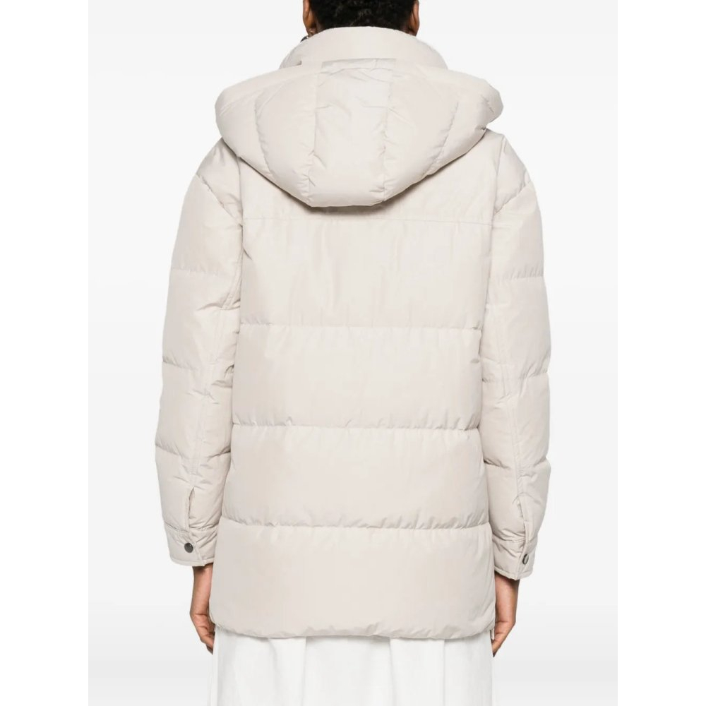 Women's 'Hooded Flap-Pocket' Down Jacket
