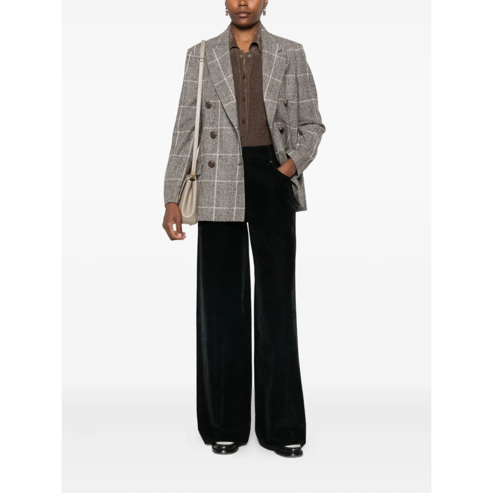 Women's 'Checked Double-Breasted' Blazer