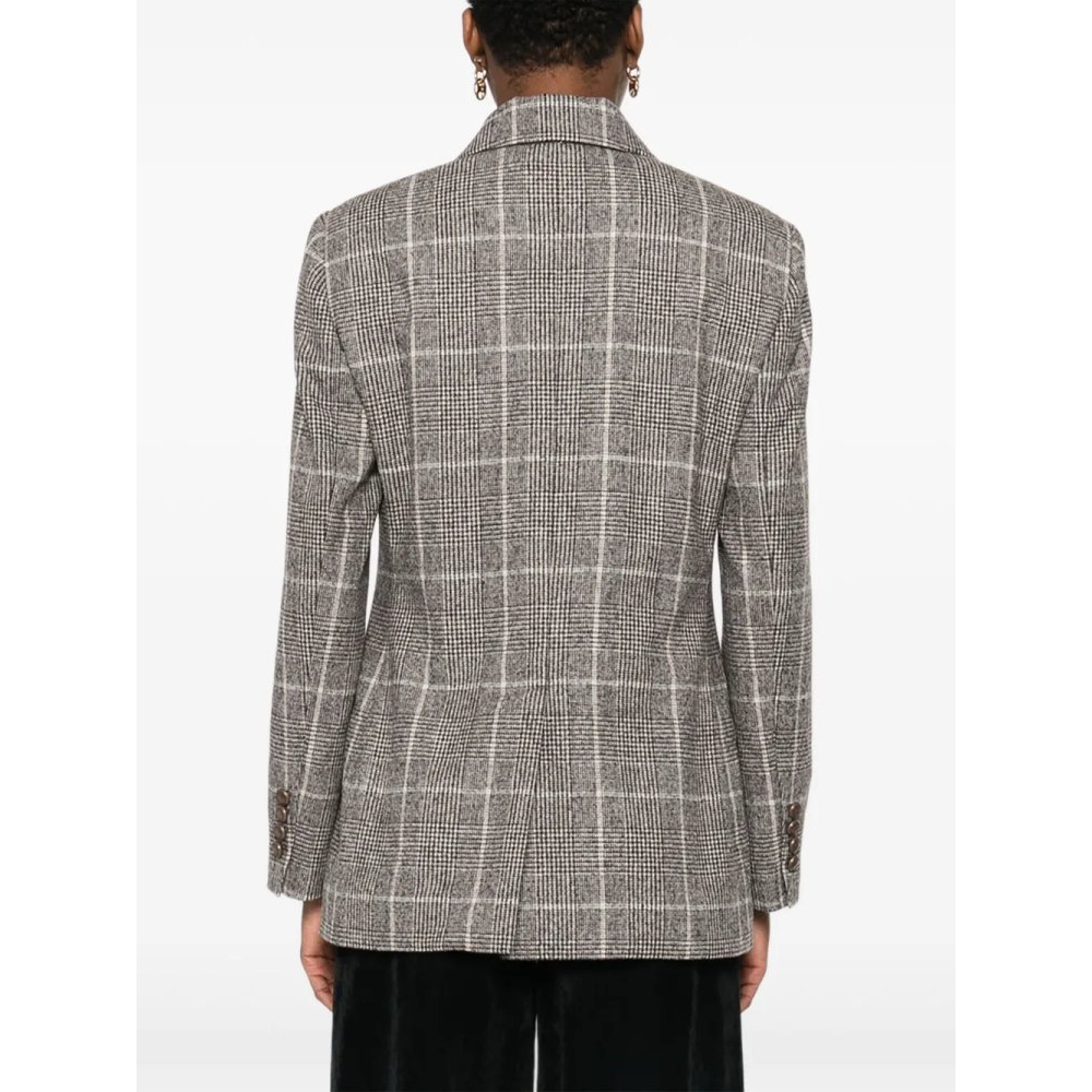 Women's 'Checked Double-Breasted' Blazer