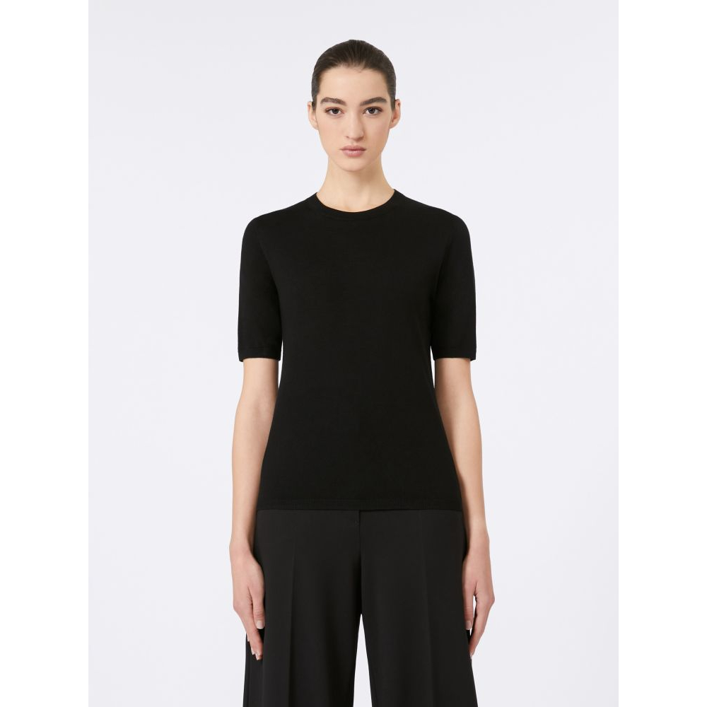 Pull à manches courtes 'Basic' pour Femmes