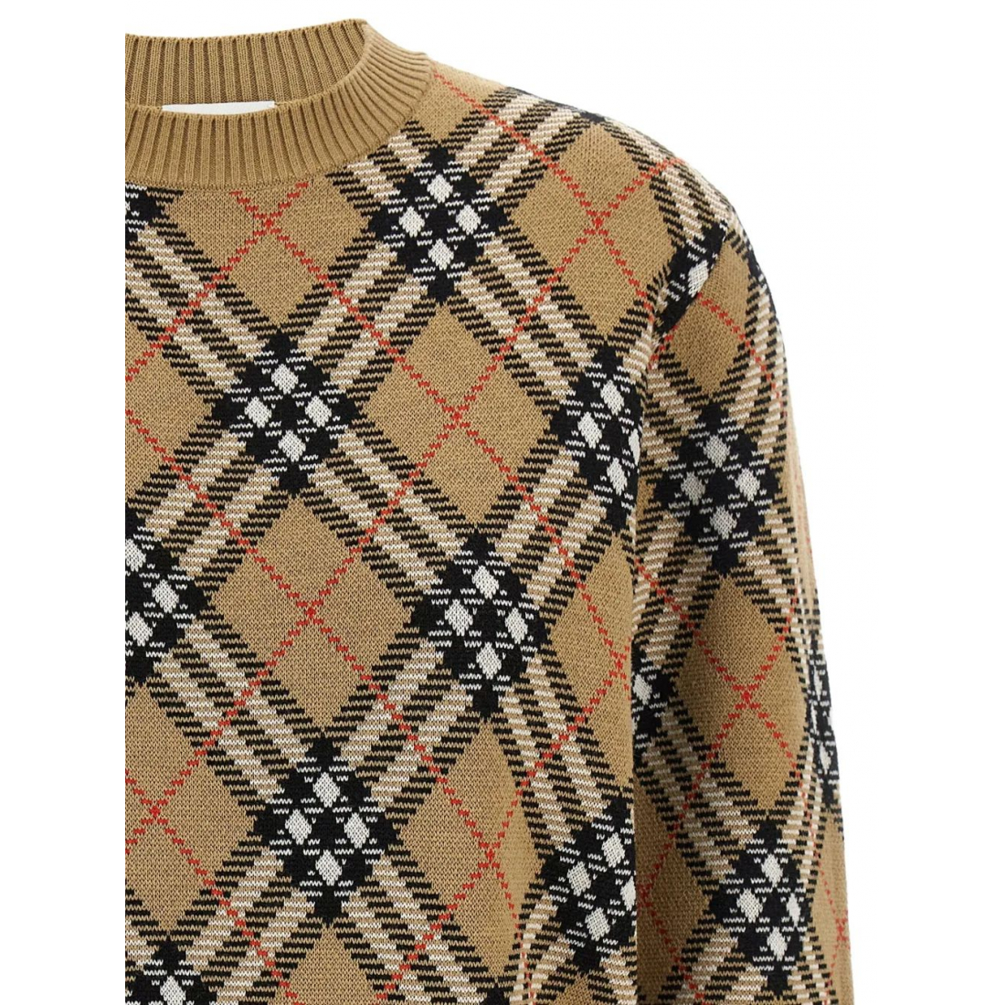 Pull 'Check-Pattern' pour Femmes