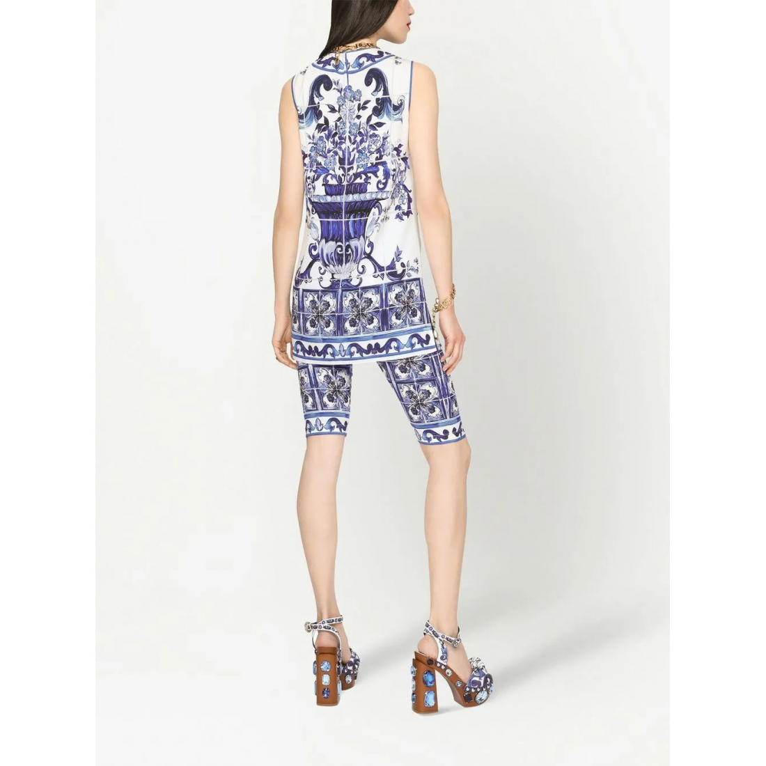 Débardeur 'Majolica-Print Longline' pour Femmes