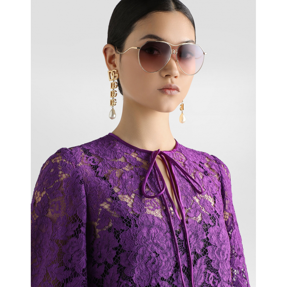 'Cordonetto Lace' Mini Kleid für Damen