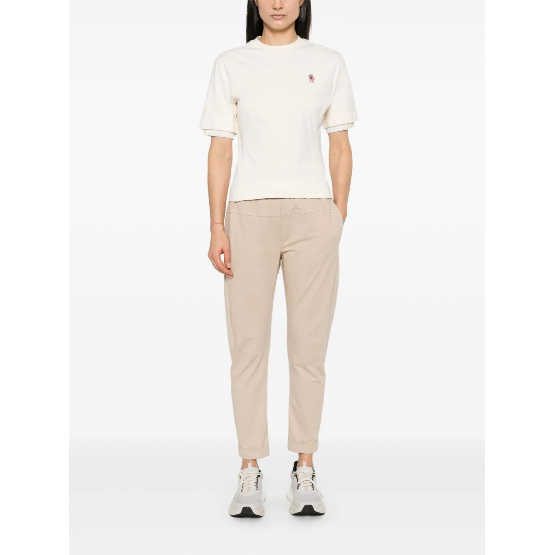 T-shirt 'Logo-Patch' pour Femmes