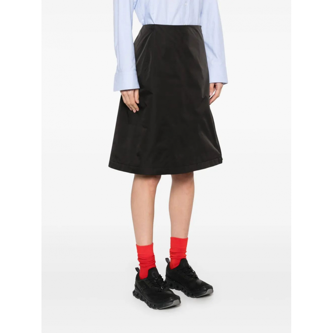 Jupe Midi 'Zipped' pour Femmes