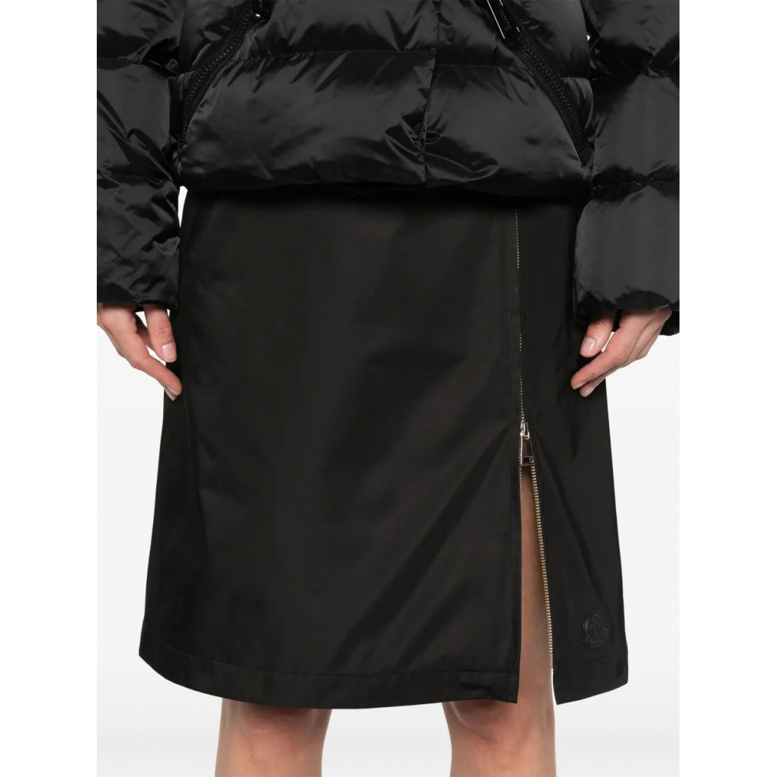 Jupe Midi 'Zipped' pour Femmes