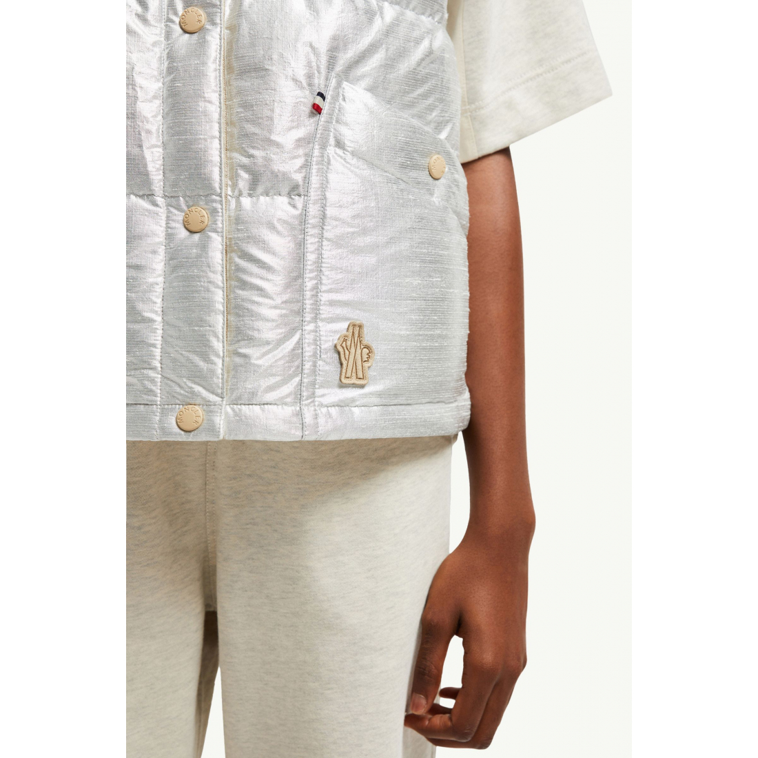 Doudoune sans manches 'Pinchot Lamé' pour Femmes