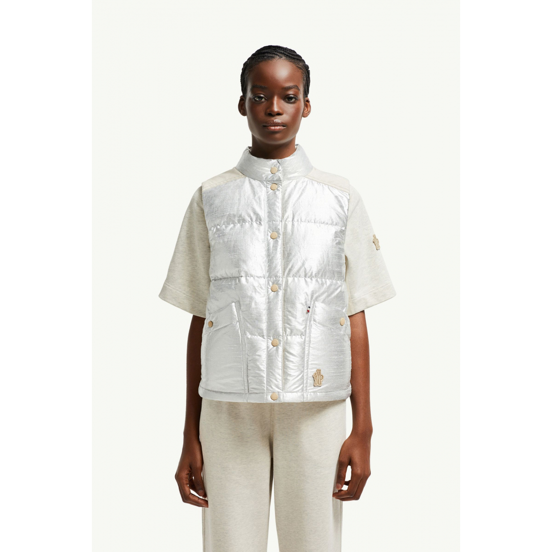 Doudoune sans manches 'Pinchot Lamé' pour Femmes