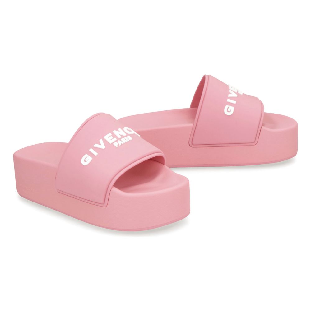 'Logoed' Badesandale für Damen