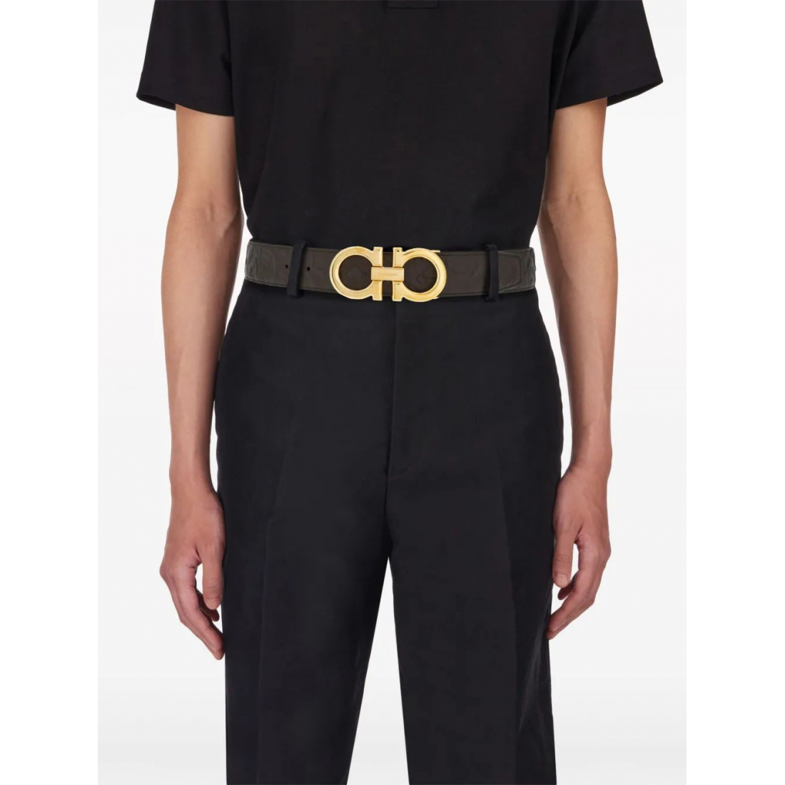 Ceinture 'Gancini Reversible' pour Hommes