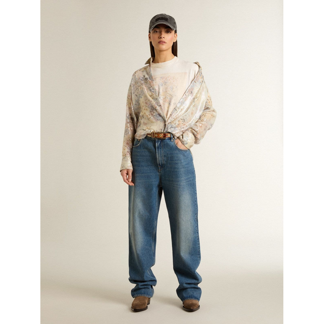 Women's 'Floral-Print' T-Shirt