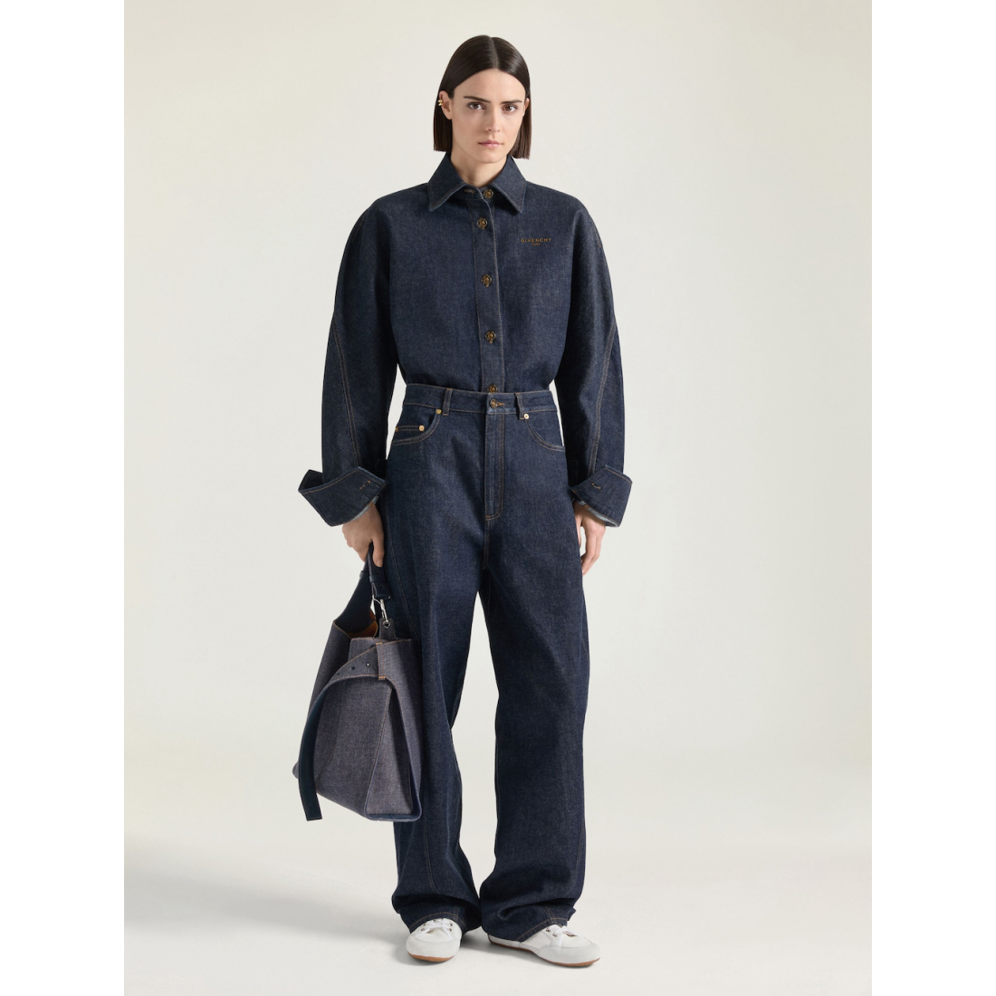 'Cocoon' Denim-Hemd für Damen