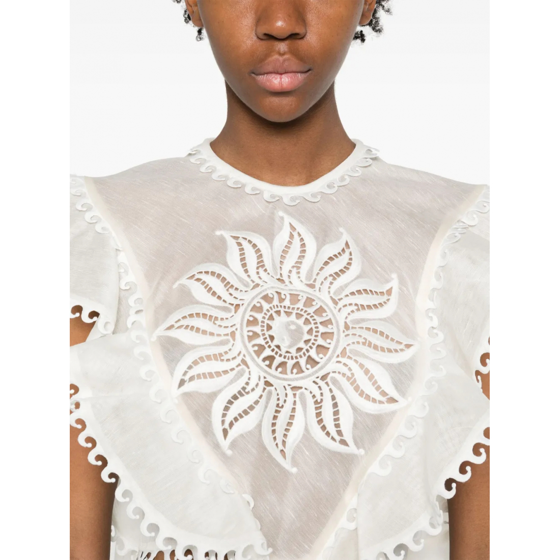 Women's 'Balance Waterfall' Short sleeve Top