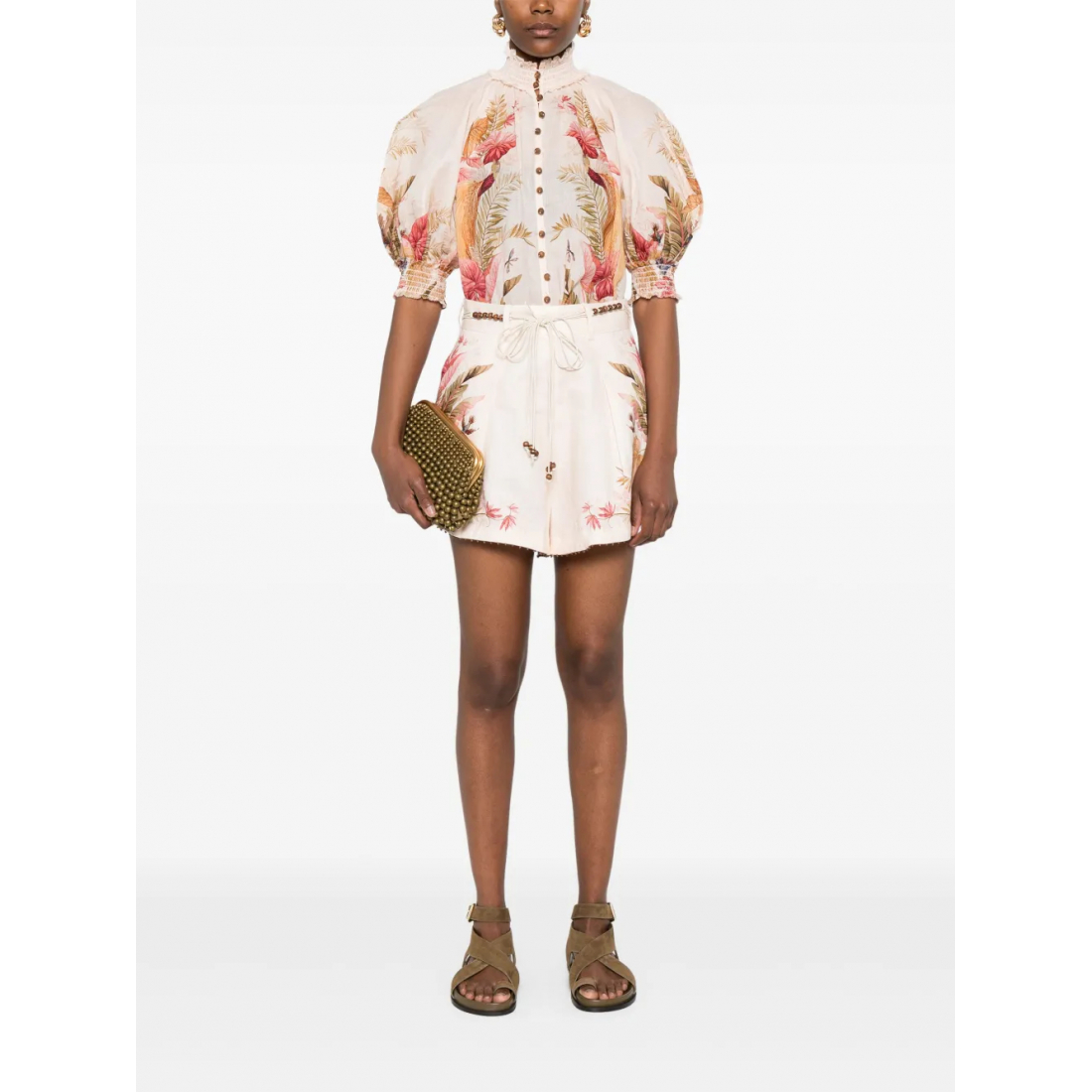 Chemise 'Floral-Print' pour Femmes