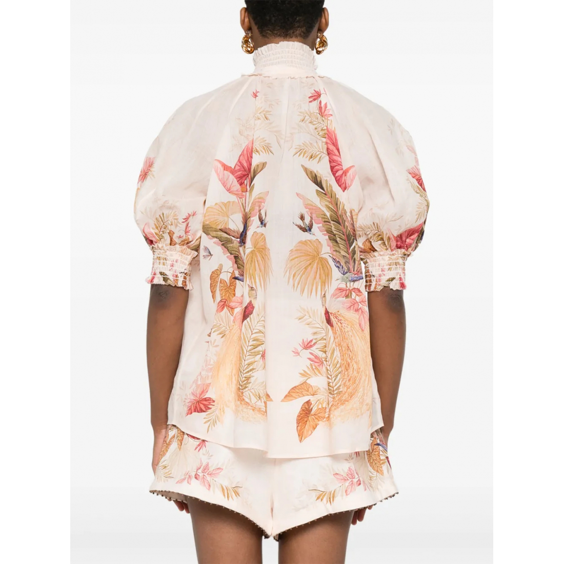 Chemise 'Floral-Print' pour Femmes