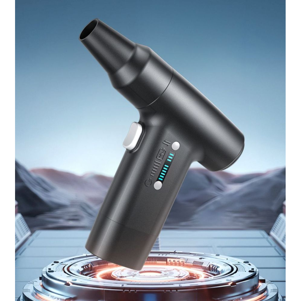 Mini Turbo Air Blower 110,000 RPM – Powerful and Compact - Black