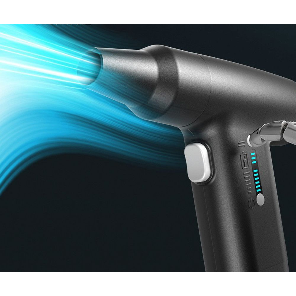 Mini Turbo Air Blower 110,000 RPM – Powerful and Compact - Black