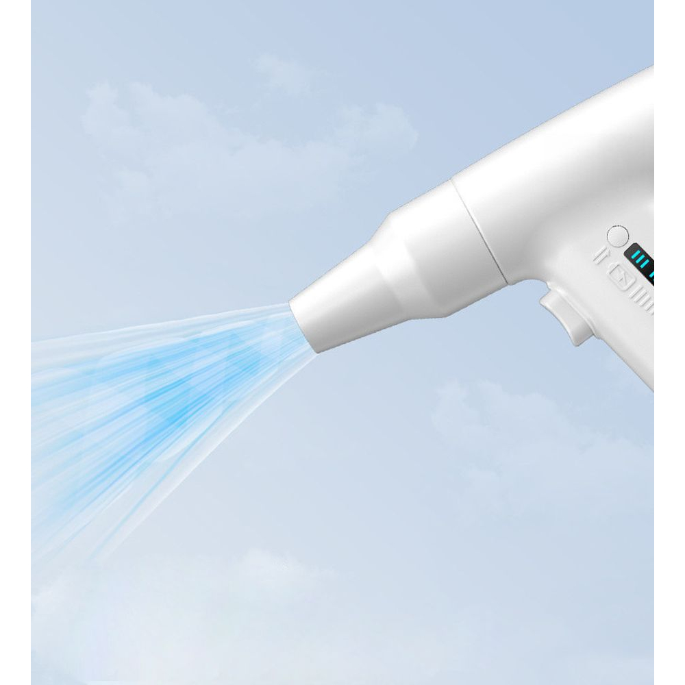 Mini Turbo Air Blower 110,000 RPM – Powerful and Compact - White