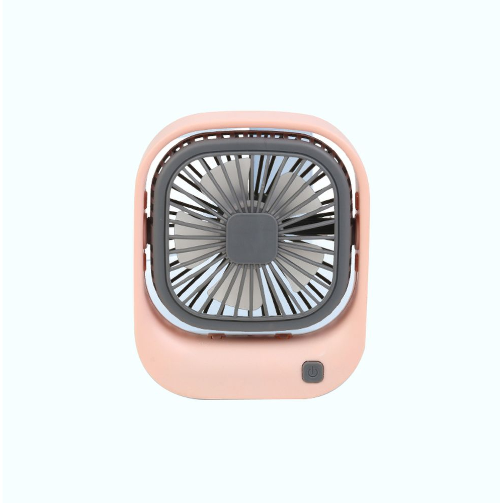 Rechargeable USB Folding Table Fan - Pink