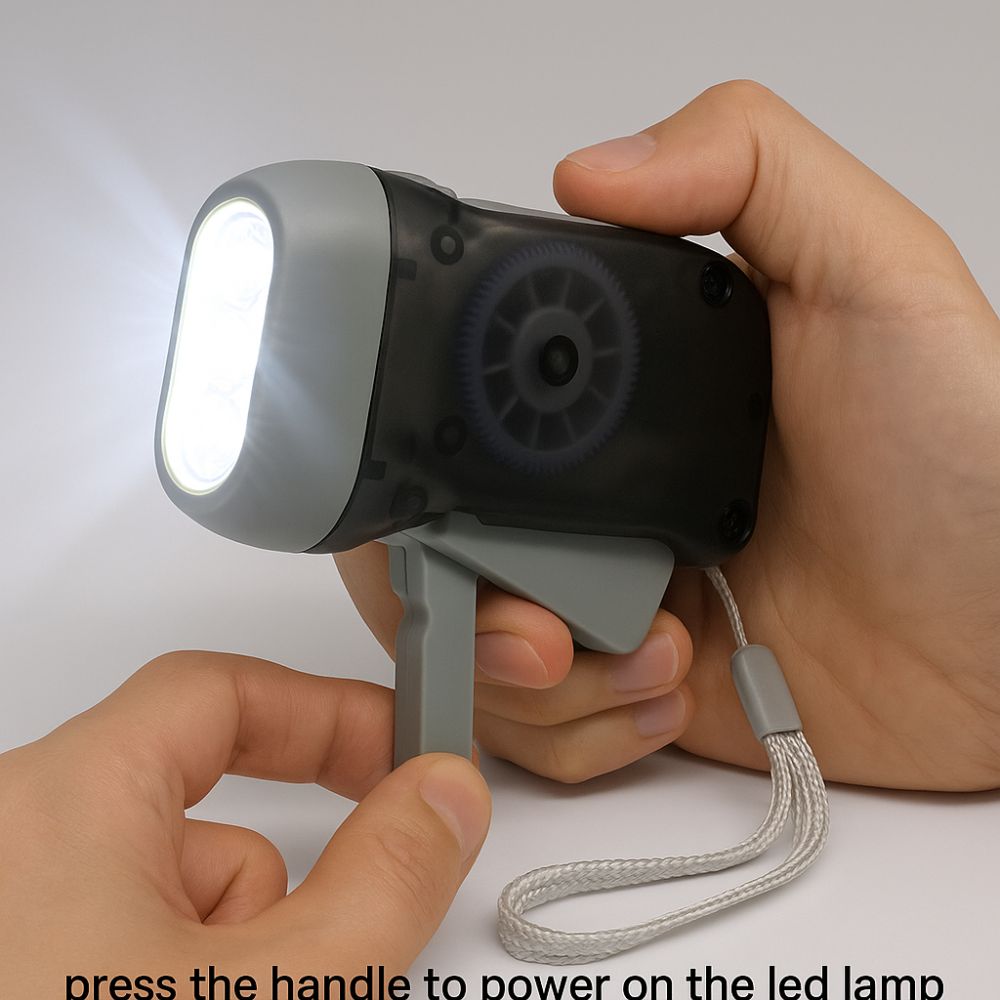 'Manual Torch' Emergency Lighting - Grey