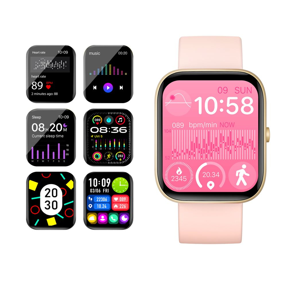 Montre connectée 1.91'' -  Rose gold