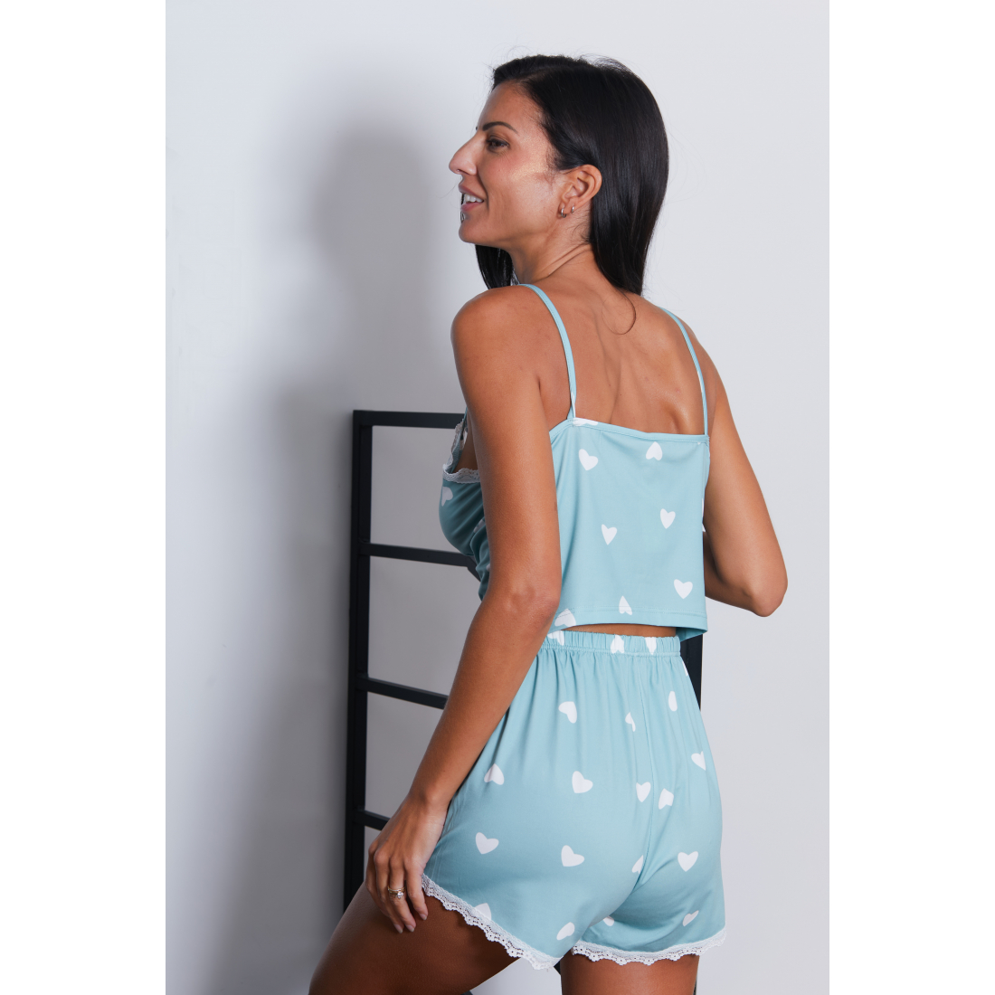Ensemble pyjama haut & short 'Cara' pour Femmes - 2 Pièces