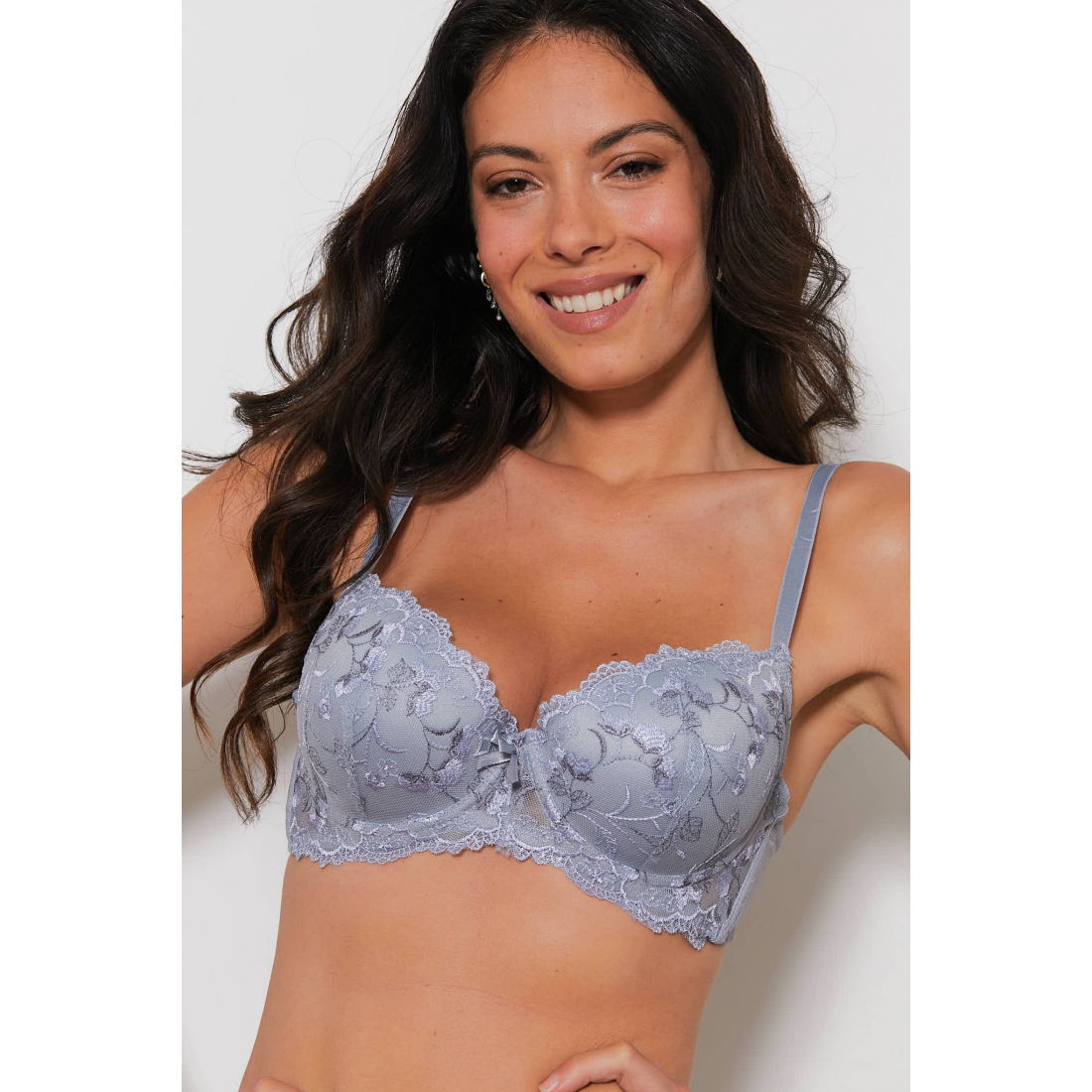 Soutien-gorge rembourré + Tanga 'Popi' pour Femmes - 2 Pièces